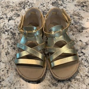 Cat& Jack gold sandals